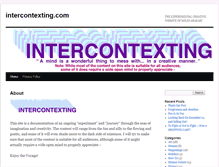 Tablet Screenshot of intercontexting.com